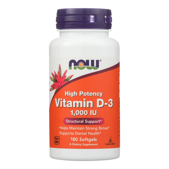 Now Foods  Vitamin D-3 1000iu