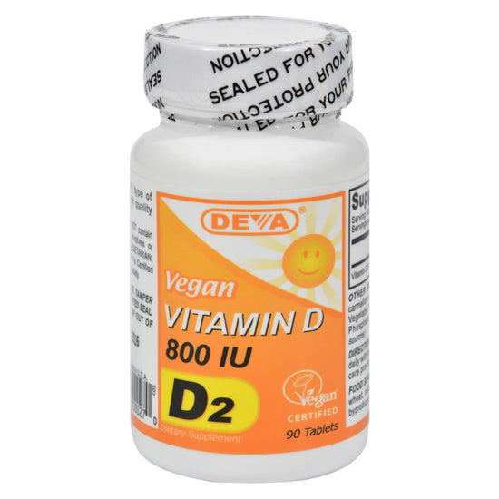 Deva Vegan Vitamins - Vitamin D  800 iu