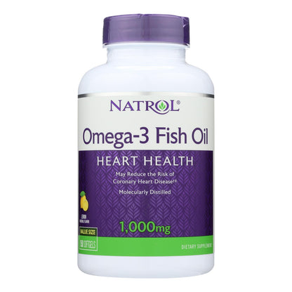 Natrol Omega-3 Fish Oil Lemon - 1000 Mg