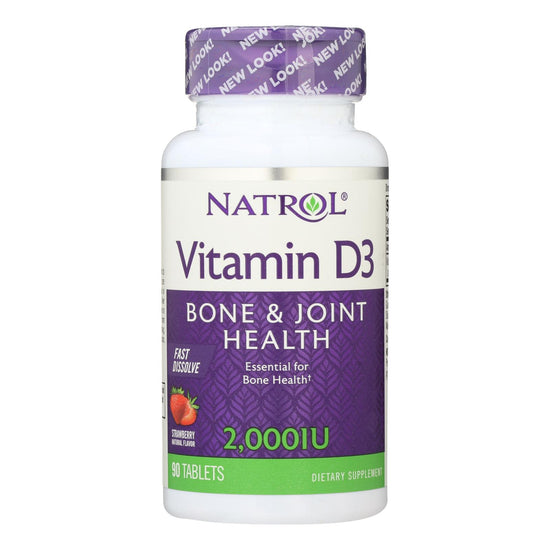 Natrol Vitamin D3 Wild Cherry - 2000 Iu