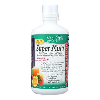 Vital Earth Minerals Super Multi Passion Fruit - 32 Fl Oz