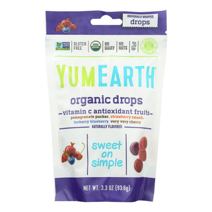 Yummy Earth Organic Vitamin C Drops - Anti-oxifruits