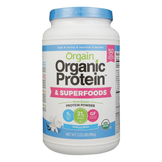 Orgain Protein Powder Plant-Based Vanilla