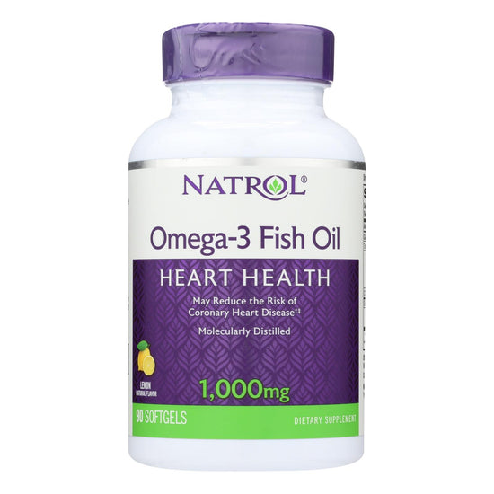 Natrol Omega-3 Fish Oil Lemon - 1000 Mg