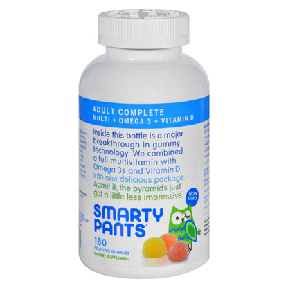 Smartypants All-in-one Multivitamin Plus Omega 3 Plus Vitamin D Gummies