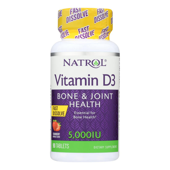 Natrol Vitamin D3 - 5000 Iu - Fast Dissolve